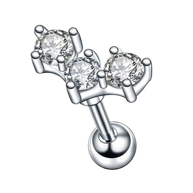 Stainless Steel Micro-inlaid Special-interest Design Butterfly Zircon Earrings